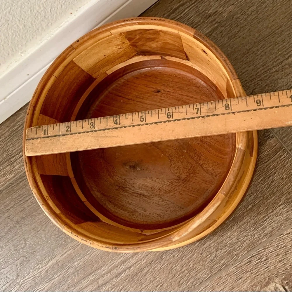 Vintage Wooden Bowl